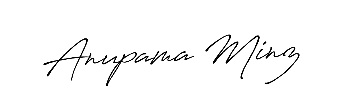 The best way (Antro_Vectra_Bolder) to make a short signature is to pick only two or three words in your name. The name Anupama Minz include a total of six letters. For converting this name. Anupama Minz signature style 7 images and pictures png