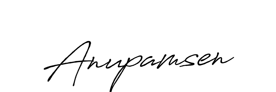 Once you've used our free online signature maker to create your best signature Antro_Vectra_Bolder style, it's time to enjoy all of the benefits that Anupamsen name signing documents. Anupamsen signature style 7 images and pictures png