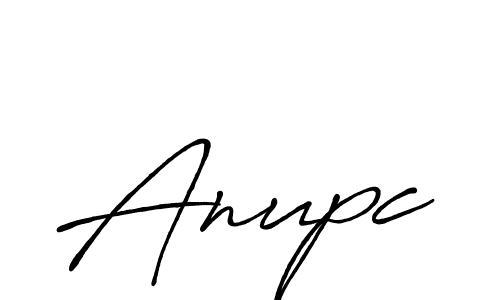 Anupc stylish signature style. Best Handwritten Sign (Antro_Vectra_Bolder) for my name. Handwritten Signature Collection Ideas for my name Anupc. Anupc signature style 7 images and pictures png