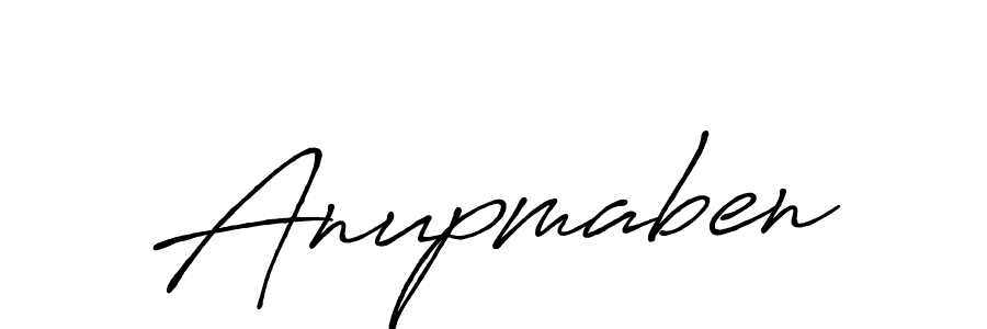 Create a beautiful signature design for name Anupmaben. With this signature (Antro_Vectra_Bolder) fonts, you can make a handwritten signature for free. Anupmaben signature style 7 images and pictures png