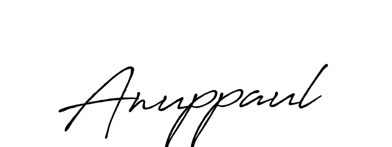 Make a beautiful signature design for name Anuppaul. Use this online signature maker to create a handwritten signature for free. Anuppaul signature style 7 images and pictures png