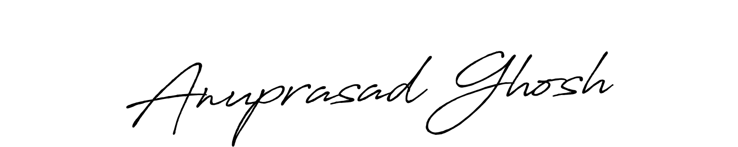 How to make Anuprasad Ghosh signature? Antro_Vectra_Bolder is a professional autograph style. Create handwritten signature for Anuprasad Ghosh name. Anuprasad Ghosh signature style 7 images and pictures png