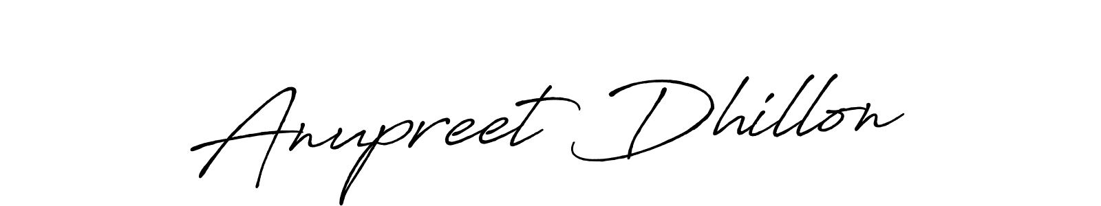 Use a signature maker to create a handwritten signature online. With this signature software, you can design (Antro_Vectra_Bolder) your own signature for name Anupreet Dhillon. Anupreet Dhillon signature style 7 images and pictures png