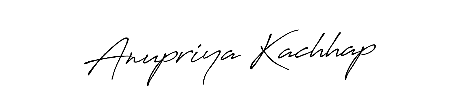 The best way (Antro_Vectra_Bolder) to make a short signature is to pick only two or three words in your name. The name Anupriya Kachhap include a total of six letters. For converting this name. Anupriya Kachhap signature style 7 images and pictures png