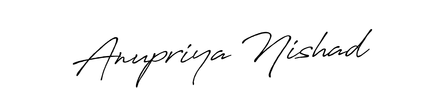 You should practise on your own different ways (Antro_Vectra_Bolder) to write your name (Anupriya Nishad) in signature. don't let someone else do it for you. Anupriya Nishad signature style 7 images and pictures png
