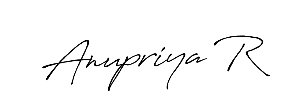 Here are the top 10 professional signature styles for the name Anupriya R. These are the best autograph styles you can use for your name. Anupriya R signature style 7 images and pictures png