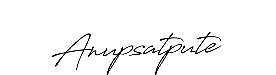 It looks lik you need a new signature style for name Anupsatpute. Design unique handwritten (Antro_Vectra_Bolder) signature with our free signature maker in just a few clicks. Anupsatpute signature style 7 images and pictures png