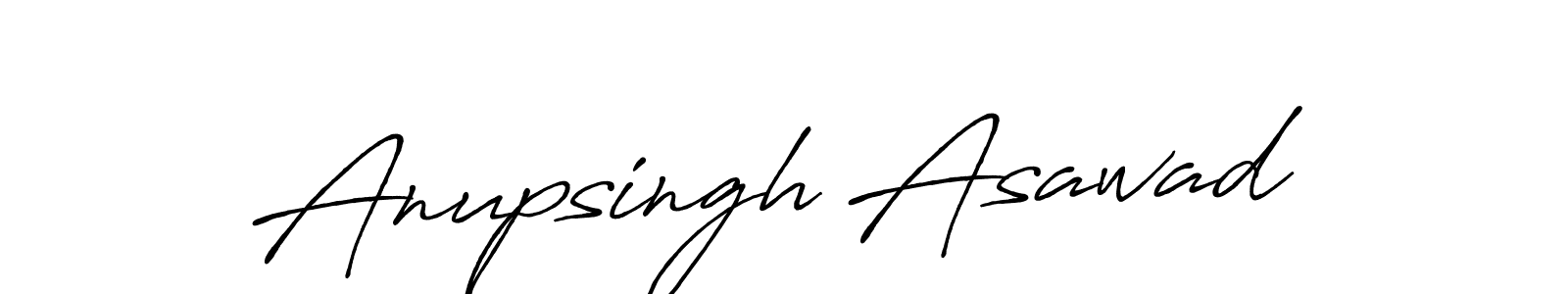 Make a beautiful signature design for name Anupsingh Asawad. Use this online signature maker to create a handwritten signature for free. Anupsingh Asawad signature style 7 images and pictures png