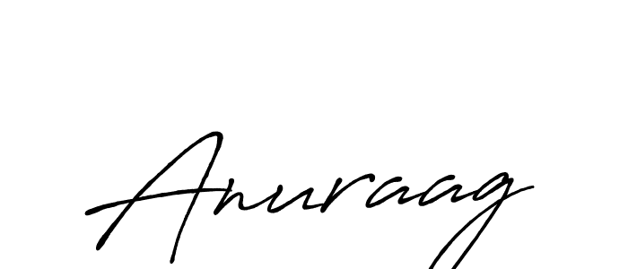 Create a beautiful signature design for name Anuraag. With this signature (Antro_Vectra_Bolder) fonts, you can make a handwritten signature for free. Anuraag signature style 7 images and pictures png