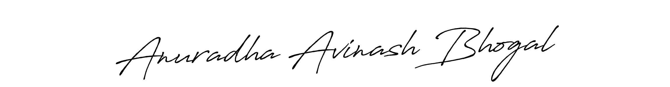 You should practise on your own different ways (Antro_Vectra_Bolder) to write your name (Anuradha Avinash Bhogal) in signature. don't let someone else do it for you. Anuradha Avinash Bhogal signature style 7 images and pictures png