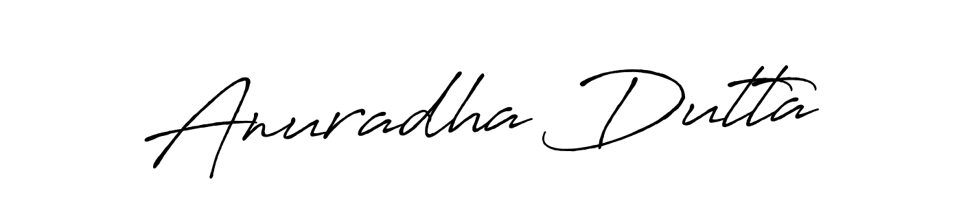Antro_Vectra_Bolder is a professional signature style that is perfect for those who want to add a touch of class to their signature. It is also a great choice for those who want to make their signature more unique. Get Anuradha Dutta name to fancy signature for free. Anuradha Dutta signature style 7 images and pictures png