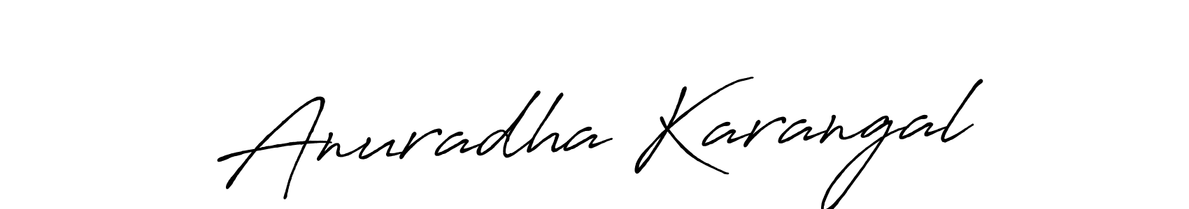You can use this online signature creator to create a handwritten signature for the name Anuradha Karangal. This is the best online autograph maker. Anuradha Karangal signature style 7 images and pictures png