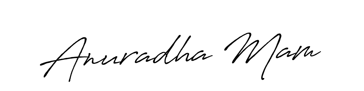 Once you've used our free online signature maker to create your best signature Antro_Vectra_Bolder style, it's time to enjoy all of the benefits that Anuradha Mam name signing documents. Anuradha Mam signature style 7 images and pictures png