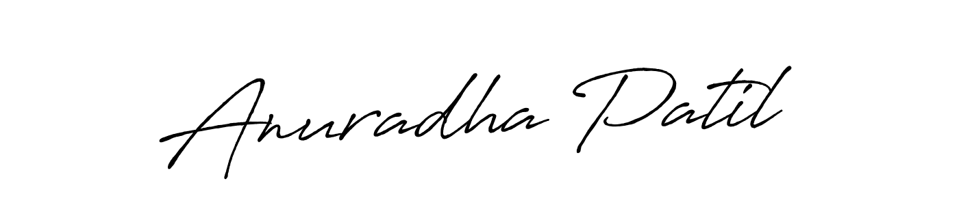 Anuradha Patil stylish signature style. Best Handwritten Sign (Antro_Vectra_Bolder) for my name. Handwritten Signature Collection Ideas for my name Anuradha Patil. Anuradha Patil signature style 7 images and pictures png