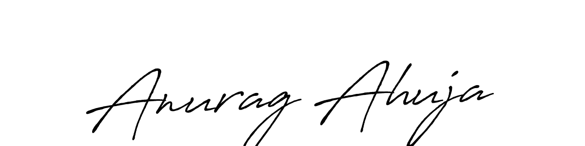 The best way (Antro_Vectra_Bolder) to make a short signature is to pick only two or three words in your name. The name Anurag Ahuja include a total of six letters. For converting this name. Anurag Ahuja signature style 7 images and pictures png