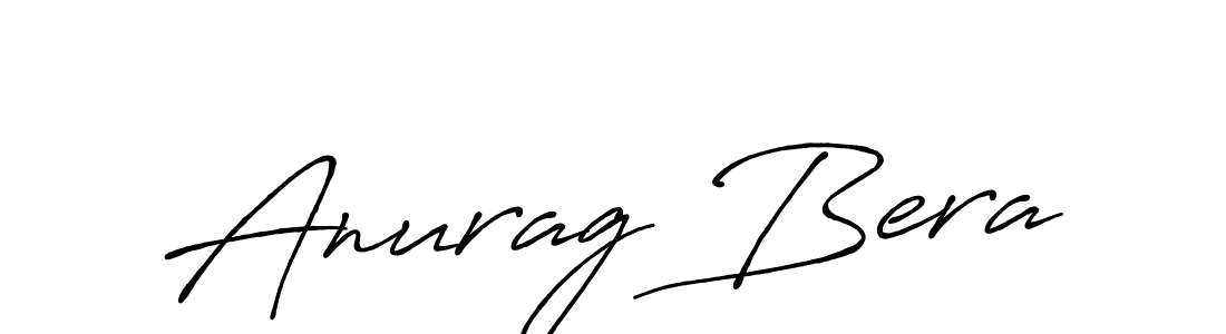 Anurag Bera stylish signature style. Best Handwritten Sign (Antro_Vectra_Bolder) for my name. Handwritten Signature Collection Ideas for my name Anurag Bera. Anurag Bera signature style 7 images and pictures png