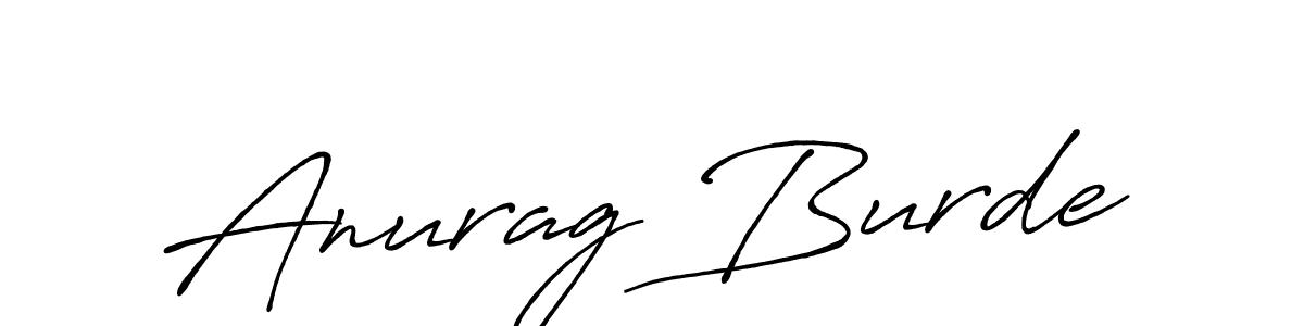 You can use this online signature creator to create a handwritten signature for the name Anurag Burde. This is the best online autograph maker. Anurag Burde signature style 7 images and pictures png