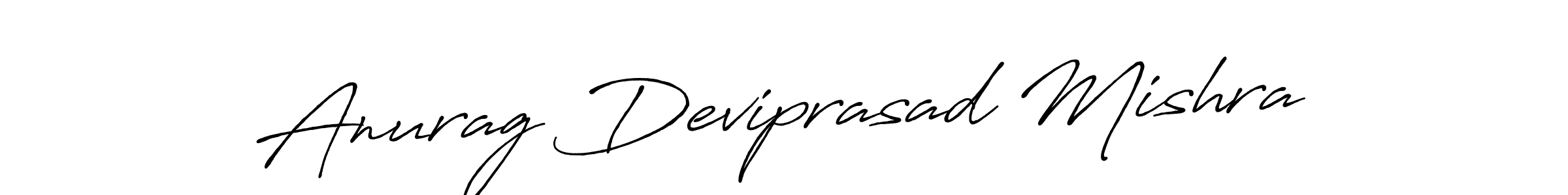 Create a beautiful signature design for name Anurag Deviprasad Mishra. With this signature (Antro_Vectra_Bolder) fonts, you can make a handwritten signature for free. Anurag Deviprasad Mishra signature style 7 images and pictures png