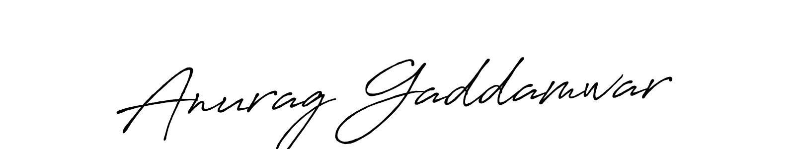 This is the best signature style for the Anurag Gaddamwar name. Also you like these signature font (Antro_Vectra_Bolder). Mix name signature. Anurag Gaddamwar signature style 7 images and pictures png