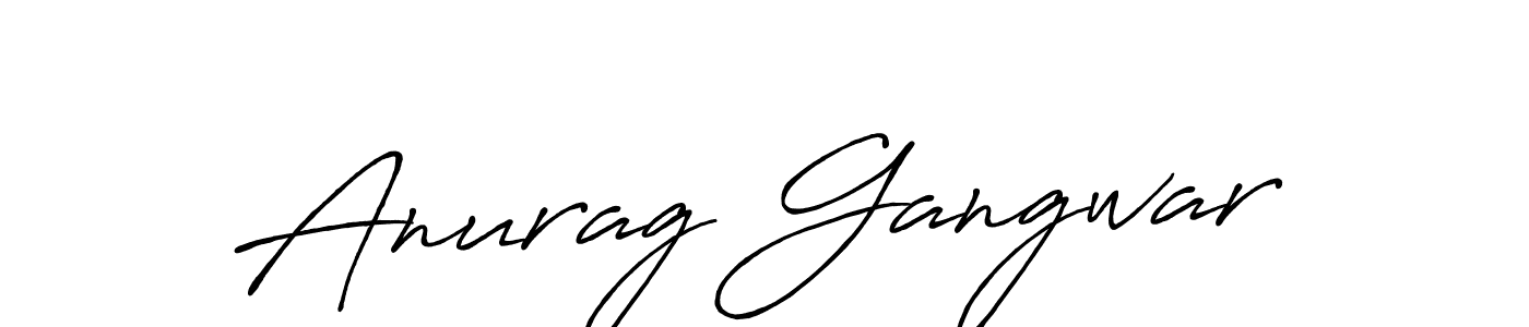 How to make Anurag Gangwar signature? Antro_Vectra_Bolder is a professional autograph style. Create handwritten signature for Anurag Gangwar name. Anurag Gangwar signature style 7 images and pictures png