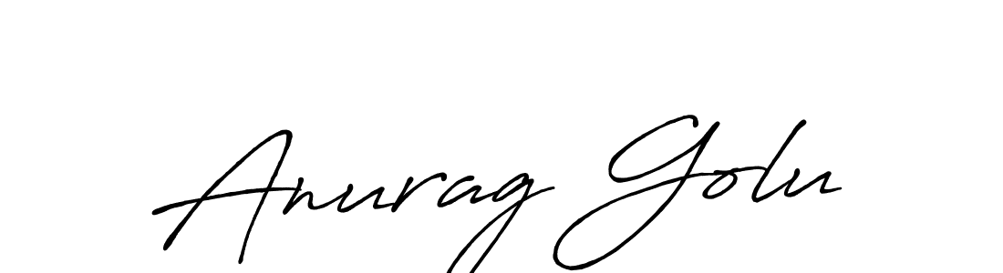 You should practise on your own different ways (Antro_Vectra_Bolder) to write your name (Anurag Golu) in signature. don't let someone else do it for you. Anurag Golu signature style 7 images and pictures png