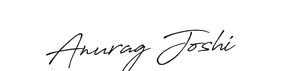 Design your own signature with our free online signature maker. With this signature software, you can create a handwritten (Antro_Vectra_Bolder) signature for name Anurag Joshi. Anurag Joshi signature style 7 images and pictures png