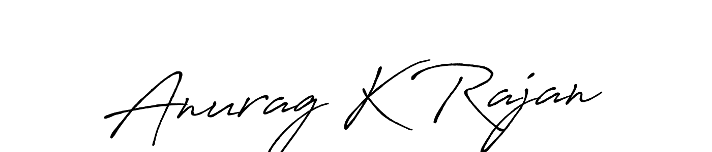 This is the best signature style for the Anurag K Rajan name. Also you like these signature font (Antro_Vectra_Bolder). Mix name signature. Anurag K Rajan signature style 7 images and pictures png