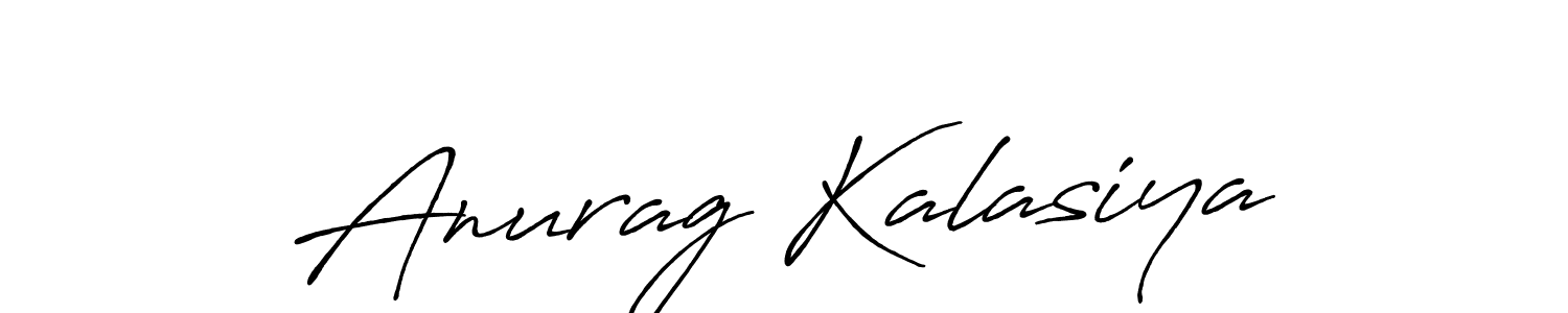 How to make Anurag Kalasiya signature? Antro_Vectra_Bolder is a professional autograph style. Create handwritten signature for Anurag Kalasiya name. Anurag Kalasiya signature style 7 images and pictures png