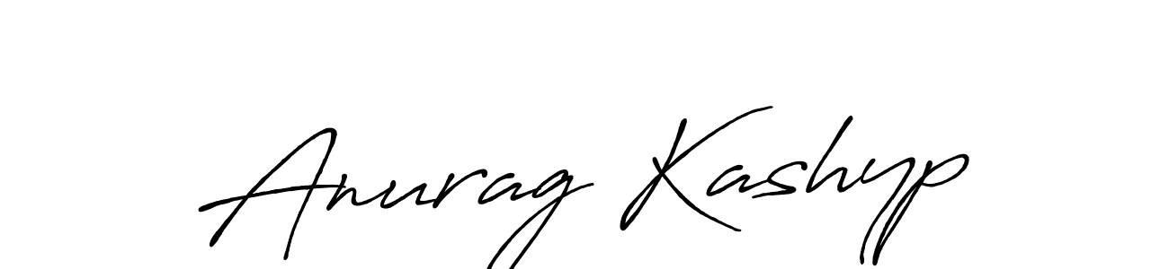 Design your own signature with our free online signature maker. With this signature software, you can create a handwritten (Antro_Vectra_Bolder) signature for name Anurag Kashyp. Anurag Kashyp signature style 7 images and pictures png