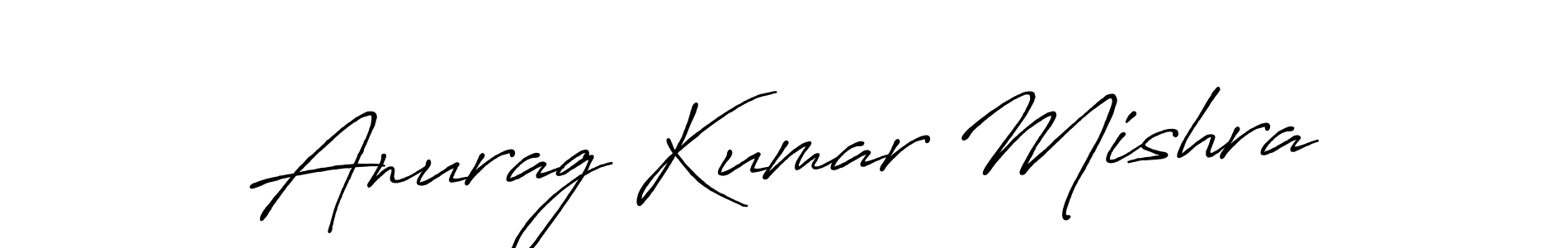 Design your own signature with our free online signature maker. With this signature software, you can create a handwritten (Antro_Vectra_Bolder) signature for name Anurag Kumar Mishra. Anurag Kumar Mishra signature style 7 images and pictures png