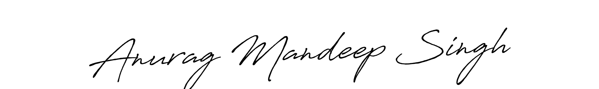 How to make Anurag Mandeep Singh signature? Antro_Vectra_Bolder is a professional autograph style. Create handwritten signature for Anurag Mandeep Singh name. Anurag Mandeep Singh signature style 7 images and pictures png