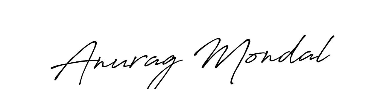 Also we have Anurag Mondal name is the best signature style. Create professional handwritten signature collection using Antro_Vectra_Bolder autograph style. Anurag Mondal signature style 7 images and pictures png