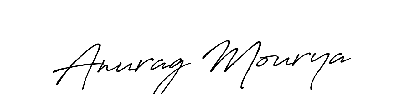 Use a signature maker to create a handwritten signature online. With this signature software, you can design (Antro_Vectra_Bolder) your own signature for name Anurag Mourya. Anurag Mourya signature style 7 images and pictures png