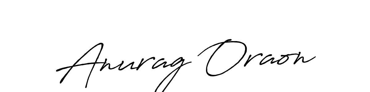 Also we have Anurag Oraon name is the best signature style. Create professional handwritten signature collection using Antro_Vectra_Bolder autograph style. Anurag Oraon signature style 7 images and pictures png