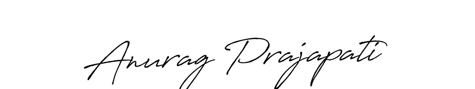 How to make Anurag Prajapati signature? Antro_Vectra_Bolder is a professional autograph style. Create handwritten signature for Anurag Prajapati name. Anurag Prajapati signature style 7 images and pictures png