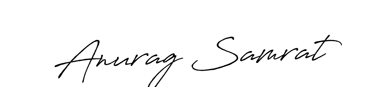 Make a beautiful signature design for name Anurag Samrat. Use this online signature maker to create a handwritten signature for free. Anurag Samrat signature style 7 images and pictures png