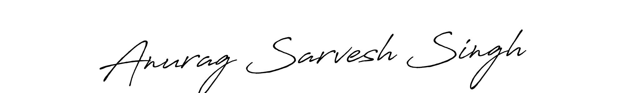 Design your own signature with our free online signature maker. With this signature software, you can create a handwritten (Antro_Vectra_Bolder) signature for name Anurag Sarvesh Singh. Anurag Sarvesh Singh signature style 7 images and pictures png