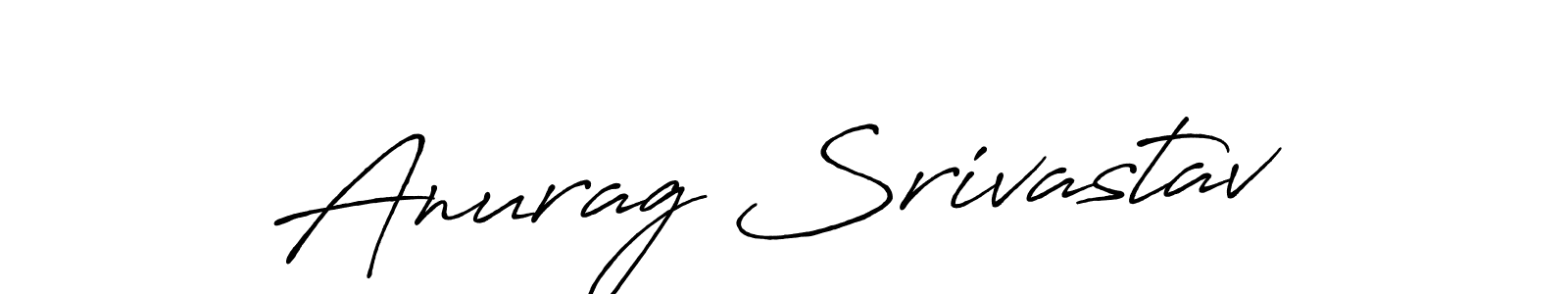 Design your own signature with our free online signature maker. With this signature software, you can create a handwritten (Antro_Vectra_Bolder) signature for name Anurag Srivastav. Anurag Srivastav signature style 7 images and pictures png