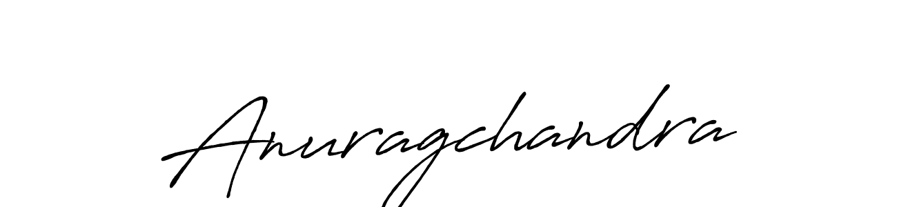 Antro_Vectra_Bolder is a professional signature style that is perfect for those who want to add a touch of class to their signature. It is also a great choice for those who want to make their signature more unique. Get Anuragchandra name to fancy signature for free. Anuragchandra signature style 7 images and pictures png