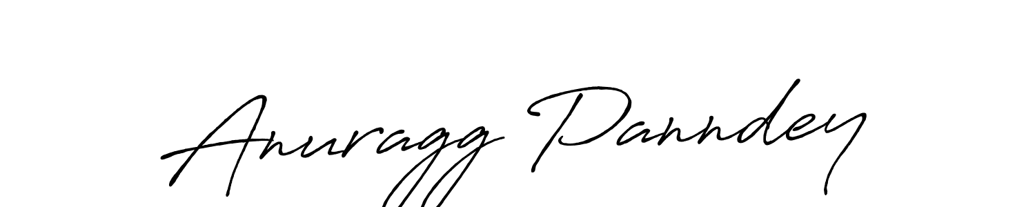 Design your own signature with our free online signature maker. With this signature software, you can create a handwritten (Antro_Vectra_Bolder) signature for name Anuragg Panndey. Anuragg Panndey signature style 7 images and pictures png