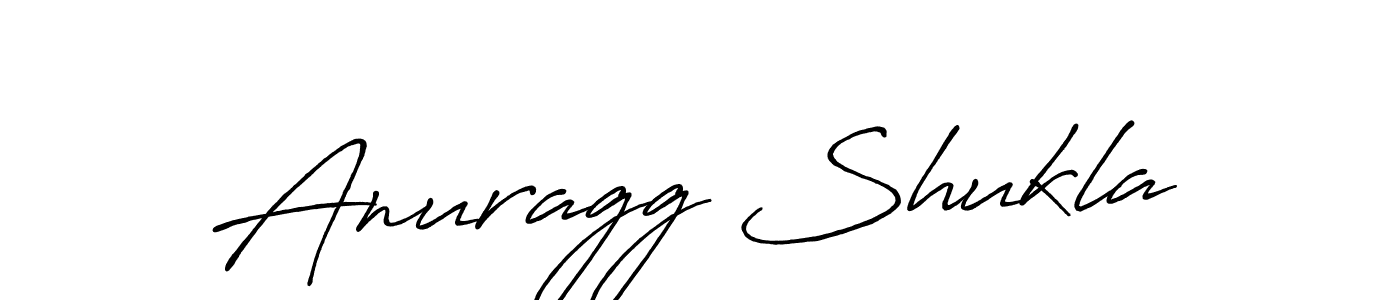 How to make Anuragg Shukla name signature. Use Antro_Vectra_Bolder style for creating short signs online. This is the latest handwritten sign. Anuragg Shukla signature style 7 images and pictures png