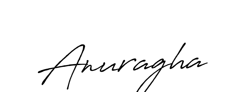 How to make Anuragha name signature. Use Antro_Vectra_Bolder style for creating short signs online. This is the latest handwritten sign. Anuragha signature style 7 images and pictures png