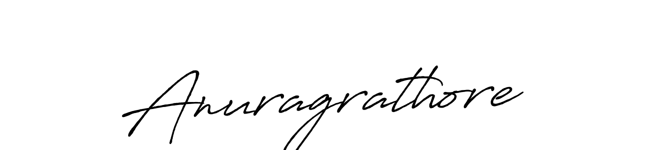 How to make Anuragrathore signature? Antro_Vectra_Bolder is a professional autograph style. Create handwritten signature for Anuragrathore name. Anuragrathore signature style 7 images and pictures png