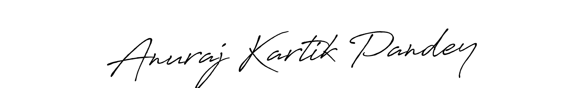 Also we have Anuraj Kartik Pandey name is the best signature style. Create professional handwritten signature collection using Antro_Vectra_Bolder autograph style. Anuraj Kartik Pandey signature style 7 images and pictures png