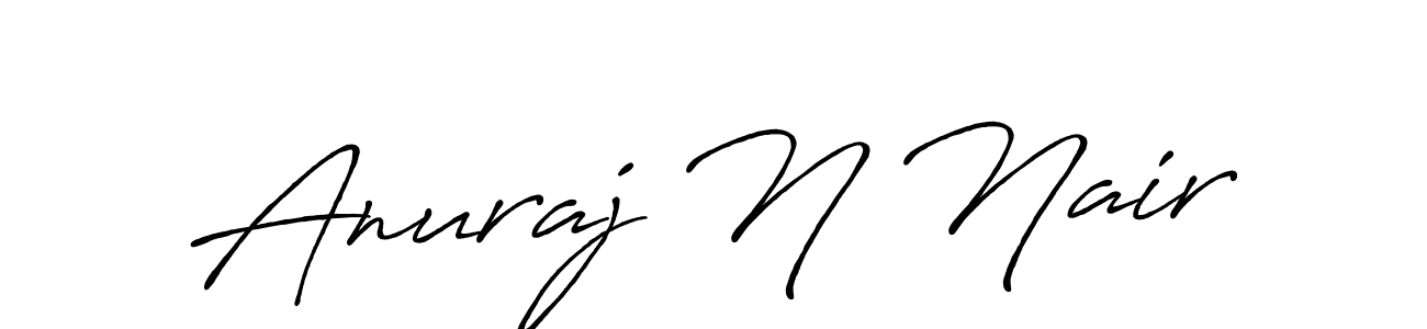 How to Draw Anuraj N Nair signature style? Antro_Vectra_Bolder is a latest design signature styles for name Anuraj N Nair. Anuraj N Nair signature style 7 images and pictures png