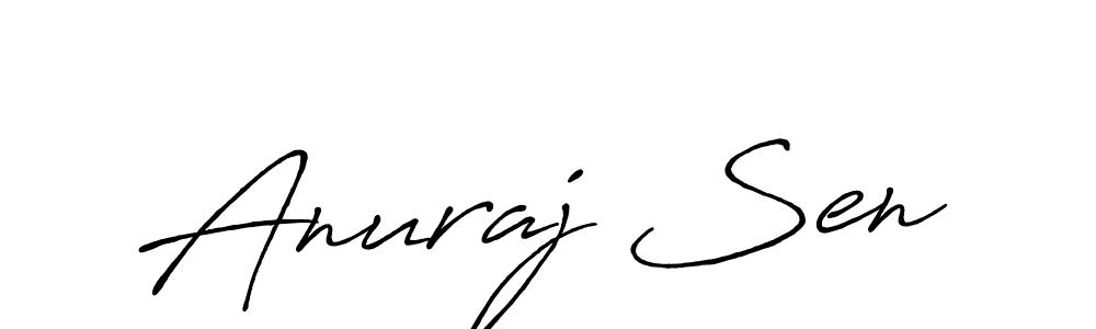 Anuraj Sen stylish signature style. Best Handwritten Sign (Antro_Vectra_Bolder) for my name. Handwritten Signature Collection Ideas for my name Anuraj Sen. Anuraj Sen signature style 7 images and pictures png