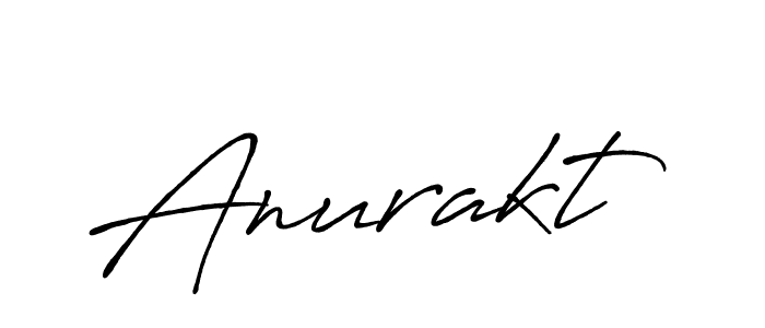 Make a beautiful signature design for name Anurakt. With this signature (Antro_Vectra_Bolder) style, you can create a handwritten signature for free. Anurakt signature style 7 images and pictures png