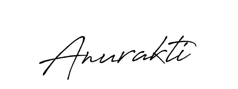 Create a beautiful signature design for name Anurakti. With this signature (Antro_Vectra_Bolder) fonts, you can make a handwritten signature for free. Anurakti signature style 7 images and pictures png