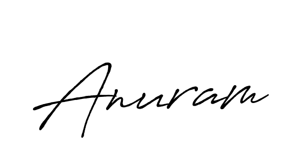 Anuram stylish signature style. Best Handwritten Sign (Antro_Vectra_Bolder) for my name. Handwritten Signature Collection Ideas for my name Anuram. Anuram signature style 7 images and pictures png