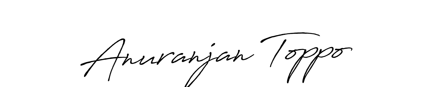 Use a signature maker to create a handwritten signature online. With this signature software, you can design (Antro_Vectra_Bolder) your own signature for name Anuranjan Toppo. Anuranjan Toppo signature style 7 images and pictures png